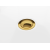 Wanna przyścienna wolnostojąca Corsan E030 Mono 160 cm z szeroką krawędzią i wykończeniem złotym