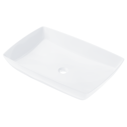 Wolnostojąca umywalka nablatowa Corsan 649971 prostokątna biała 58 x 38 x 15 cm