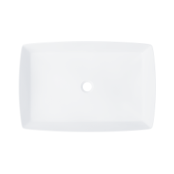 Wolnostojąca umywalka nablatowa Corsan 649971 prostokątna biała 58 x 38 x 15 cm