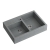 BILL 120 GRANITEQ zlewozmywak nakładany 2-komorowy 900x620x196 mm, silver stone / odpływ stalowy