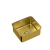 Zestaw zlewozmywak podwieszany  PVD NICOLAS złoty + syfon złoty + bateria kuchenna złota ANGELINA Qline z wyciąganą wylewką QUADRON