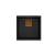 Zlewozmywak kuchenny granitowy podwieszany DAVID 40 VERY BLACK pure carbon kwadratowy odpływ + syfon manualny miedziany + zaczepy QUADRON