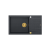 Zlewozmywak kuchenny granitowy EVAN 136 XL GraniteQ black diamond / czarny + syfon złoty PUSH 2 OPEN QUADRON