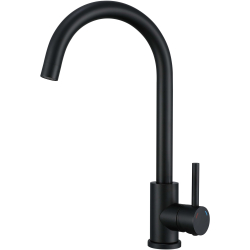FIORI – bateria kuchenna Czarna FULL BLACK, wysoka wylewka, 360°