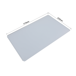 Deska szklana Biały 410x250mm szkło hartowane do zlewozmywaków