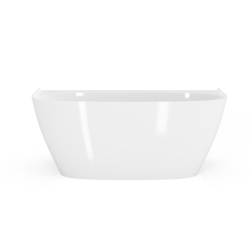 WANNA WOLNOSTOJĄCA DOLOMITOWA RENA 150 cm PRZYŚCIENNA + SYFON + KOREK KLIK-KLAK