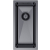 STELIO MINI 220x440 PVD GRAFIT Zlewozmywak podwieszany + syfon save space, ukryty przelew HQ