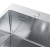 MASIVO 40 stalowy Zlewozmywak wpuszczany / FM 400x500 mm ukryty przelew syfon manualny Save Space Ruvetti