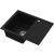 AXEL 120 Czarny– zlewozmywak granitowy, 650×500 mm Syfon Gratis