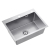 LOOK 60 – zlewozmywak STAL 580×450mm FM (wpuszczany / na równi z blatem), przelew klasyczny, syfon save space