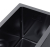 STELIO MINI 220x440 PVD GRAFIT Zlewozmywak podwieszany + syfon save space, ukryty przelew HQ
