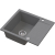 SIGNUM 120 Zlew granitowy Szary 59×50x 21 cm Syfon Gratis