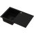 AXEL 160 Czarny Full black – zlewozmywak granitowy, 790×500 Syfon Gratis