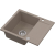 SIGNUM 120 Zlew granitowy Beżowy 59×50x 21 cm Syfon Gratis
