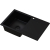 SIGNUM 160 Zlew granitowy Czarny full black 79×50x 21 cm Syfon Gratis