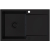 SIGNUM 160 Zlew granitowy Czarny full black 79×50x 21 cm Syfon Gratis