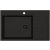 AXEL 160 K Czarny Full Black– zlewozmywak granitowy, 790×500 Syfon Gratis