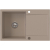 SIGNUM 160 Zlew granitowy Beżowy 79×50x 21 cm Syfon Gratis